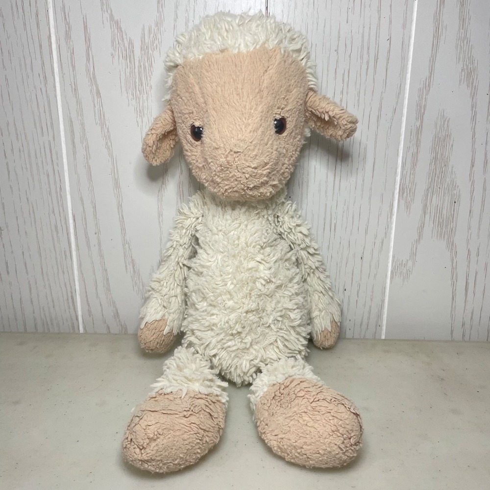 Jellycat Wumper Lamb Sheep Cream Tan Medium Plush Stuffed Animal RETIRED 12"